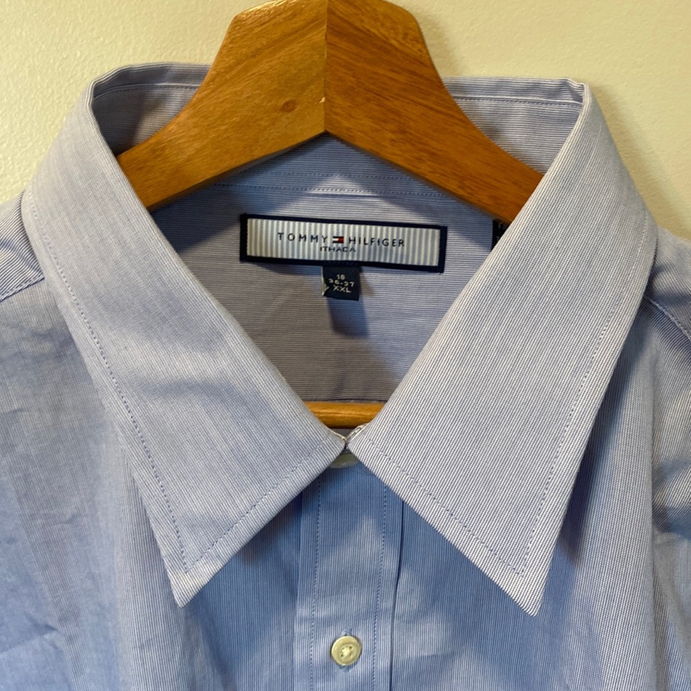 NWT Tommy Hilfiger light blue dress shirt